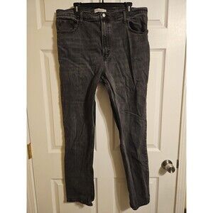 Vintage Abercrombie & Fitch Jeans Mens 37x33 Black 90's Straight Ultra High Rise